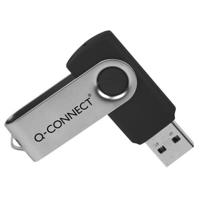 Q-CONNECT USB stick 2.0, zwart, 64 GB - thumbnail