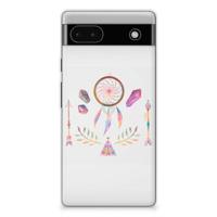 Google Pixel 6A Telefoonhoesje met Naam Boho Dreamcatcher - thumbnail