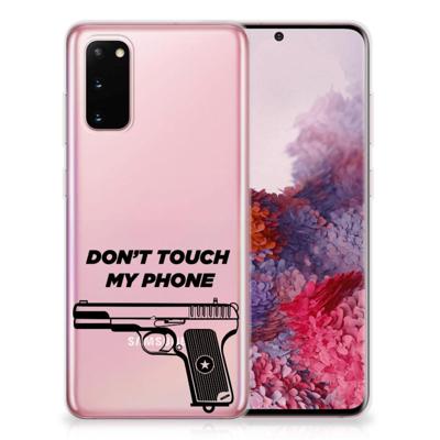 Samsung Galaxy S20 Silicone-hoesje Pistol DTMP Samsung Galaxy S20 Silicone-hoesje Pistol DTMP