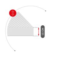 Gaming bureau Huzaro Hero 6.3 White - thumbnail