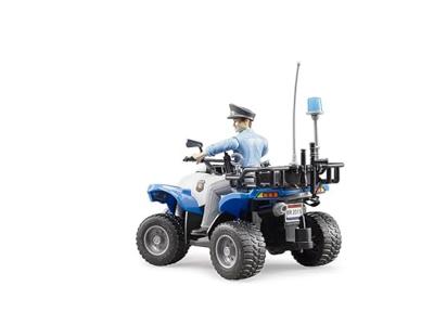 bruder bworld Politiequad met politieagent en accessoires modelvoertuig