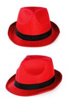 Kojak hoedje populair rood - thumbnail