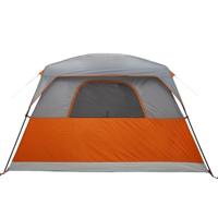 Tent 4-persoons waterdicht oranje - thumbnail