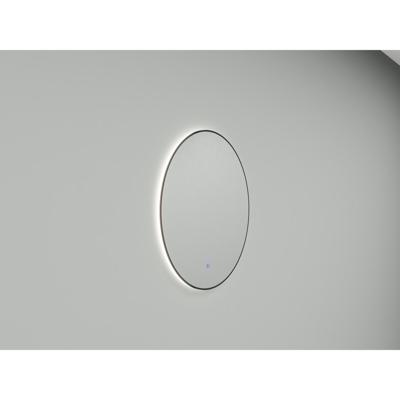 Ronde Spiegel BWS Sifo met LED, Dimbaar 100 cm Mat Zwart Ronde Spiegel BWS Sifo met LED, Dimbaar 100 cm Mat Zwart