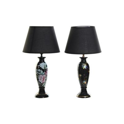 Bureaulamp DKD Home Decor Zwart Gouden Fågel 220 V 50 W Orientaals (28 x 28 x 51 cm) (2 Stuks)