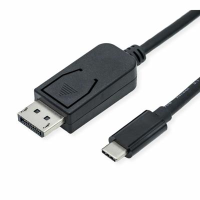 ROLINE USB type C - DisplayPort adapterkabel, v1.4, M/M, 2 m ROLINE USB type C - DisplayPort adapterkabel, v1.4, M/M, 2 m