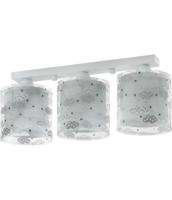 Dalber Kinderkamer plafondlampClouds 3-lichst soft grijs - 41413E - thumbnail