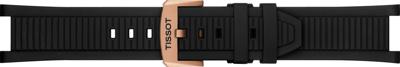 Horlogeband Tissot T603048543 Rubber Zwart 14mm
