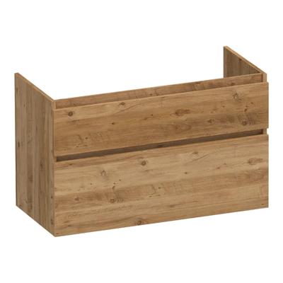 Brauer Delight - Onderkast - 100 cm - met 2 Softclose Lades Greeploos en 1 Sifon Uitsparing - Chateau