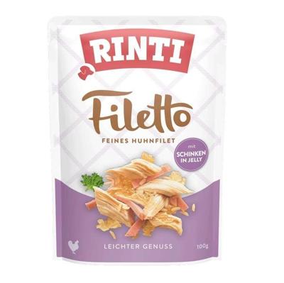 RINTI Filetto Chicken fillet with ham - natvoer voor honden - 100g