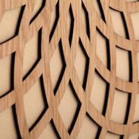 NeXtime klok 3150be sun small, ø35 cm, wall, beige - thumbnail