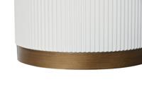 Hoofdtafel Home ESPRIT Wit 70 X 70 X 52 cm - thumbnail