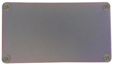 Hammond Electronics 1590MMBK Universele behuizing 50 x 50 x 31 Aluminium Zwart 1 stuk(s)