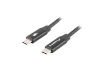 Lanberg CA-CM-40CU-0018-BK USB-kabel, 1,8 m, USB 2.0, USB C, zwart - thumbnail