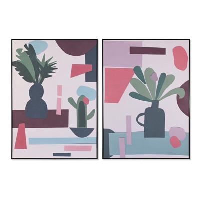Canvas DKD Home Decor polyestyreen Canvas 103 x 4,3 x 143 cm