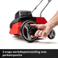 Einhell GC-SC 36/31 Li - Solo Power X-Change Verticuteermachine Li-ion Accu Uitwerp aan achterzijde, In hoogte verstelbare greep met klapfunctie, Zonder accu - thumbnail