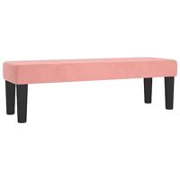 Boxspring met matras fluweel roze 200x200 cm - thumbnail