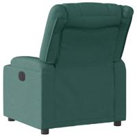 Fauteuil verstelbaar stof donkergroen - thumbnail