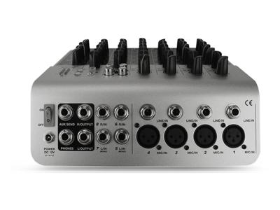 Monoprice 615808 8-kanaals audiomixer met USB