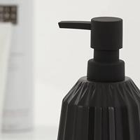 Zeepdispenser vrijstaand Sealskin Arte 400 ml Zwart - thumbnail