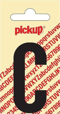 Plakletter Nobel Sticker zwarte letter C amsterdam Pickup - Pickup
