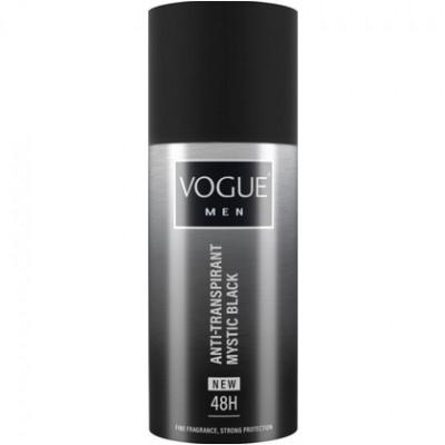 Vogue Vogue Men Deospray Anti-Transpirant Mystic Black - 150 Ml Vogue Vogue Men Deospray Anti-Transpirant Mystic Black - 150 Ml