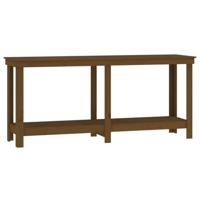 VidaXL Werkbank 180x50x80 cm massief grenenhout honingbruin - thumbnail