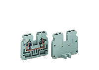 WAGO 869-301 Doorgangsklem Veerklem Grijs 100 stuk(s) - thumbnail