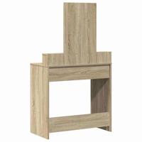 Kaptafel met lade Sonoma Eiken 79 x 41 x 140 cm Bewerkt hout - thumbnail