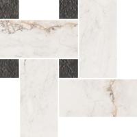 Wandtegel Douglas & Jones Marbles Mozaïek 20x20 cm Twisted Pisa Gold Glans Douglas & Jones - thumbnail