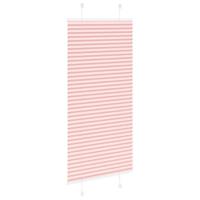 Pliss rolgordijn 60x150 cm stofbreedte 59,4 cm polyester roze - thumbnail