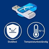Philips VIVID USB-stick 16 GB Blauw FM16FD05B/00 USB-A 2.0 - thumbnail