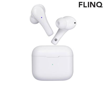 FlinQ ANC TWS Draadloze Oordopjes - Wit
