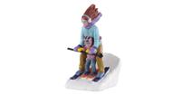 Lemax mommy & me ski kerstdorp figuur type 2 Vail Village 2020 - thumbnail