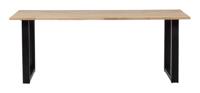 WOOOD Eettafel 'Tablo' met U-poot, 200 x 90cm - thumbnail