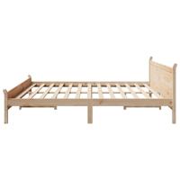 Bedframe zonder matras massief grenenhout 180x200 cm - thumbnail