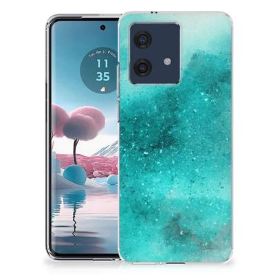 Smartphone hoesje Motorola Edge 40 Neo Painting Blue Smartphone hoesje Motorola Edge 40 Neo Painting Blue