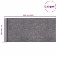 VidaXL Antislip schildersvlies 2 st 10 m 220 g/m² grijs - thumbnail