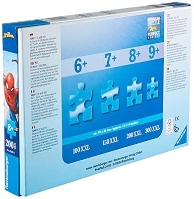 Ravensburger - spiderman - de kracht van de spin 200 stuks xxl Ravensburger - spiderman - de kracht van de spin 200 stuks xxl