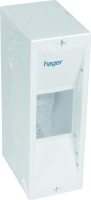 Hager GD102E ledige verdeler 1-rij 2 modules