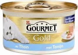 Gourmet Gold Mousse met Tonijn natvoer kat 85 gram
