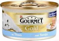 Gourmet Gold Mousse met Tonijn natvoer kat 85 gram - thumbnail