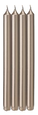 HEMA Lange huishoudkaarsen Ø2.2x29 champagne - 4 stuks (champagne)