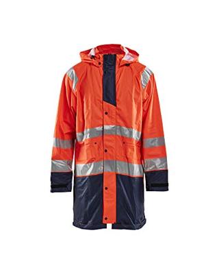 Blåkläder Regenjas High-Vis LEVEL 1 43242000 | High-Vis Oranje/Marineblauw | Maat 4XL - 7330509571095 Blåkläder Regenjas High-Vis LEVEL 1 43242000 | High-Vis Oranje/Marineblauw | Maat 4XL - 7330509571095