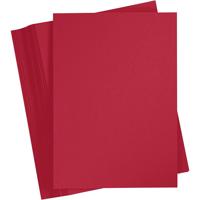 Creativ Company Gekleurd karton, a6, vel 105x148 mm, 180 gr, kerstrood, 100 vel/ 1 doos - thumbnail