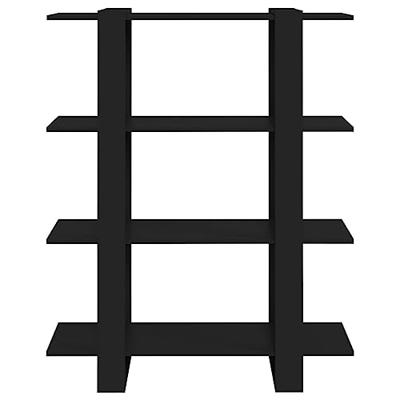 Boekenkast/kamerscherm 100x30x123,5 zwart