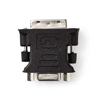 DVI - VGA-Adapter | DVI-I 24+5-Pins Male - VGA Female | Zwart - thumbnail
