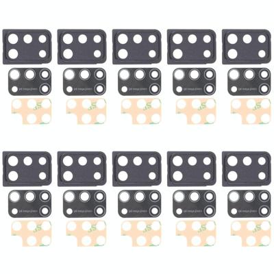 10 PCS Camera Lens Cover for Samsung Galaxy M31 SM-M315(Black)