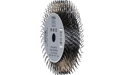 PFERD TOOLS Poliscratch ronde borstel ongetordeerd RBU Ø 100 x 20 mm M14 staaldraad-Ø 0,60 voor haakse slijpers POS RBU 10020/M14 SC ST 0,60 43502102 5 stuk(s)