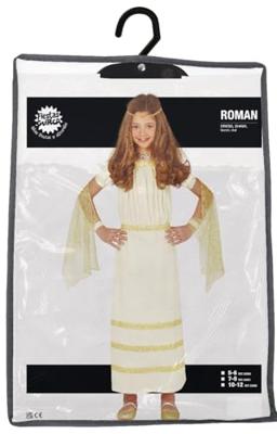 Romeinse Jurk Meisje Wit